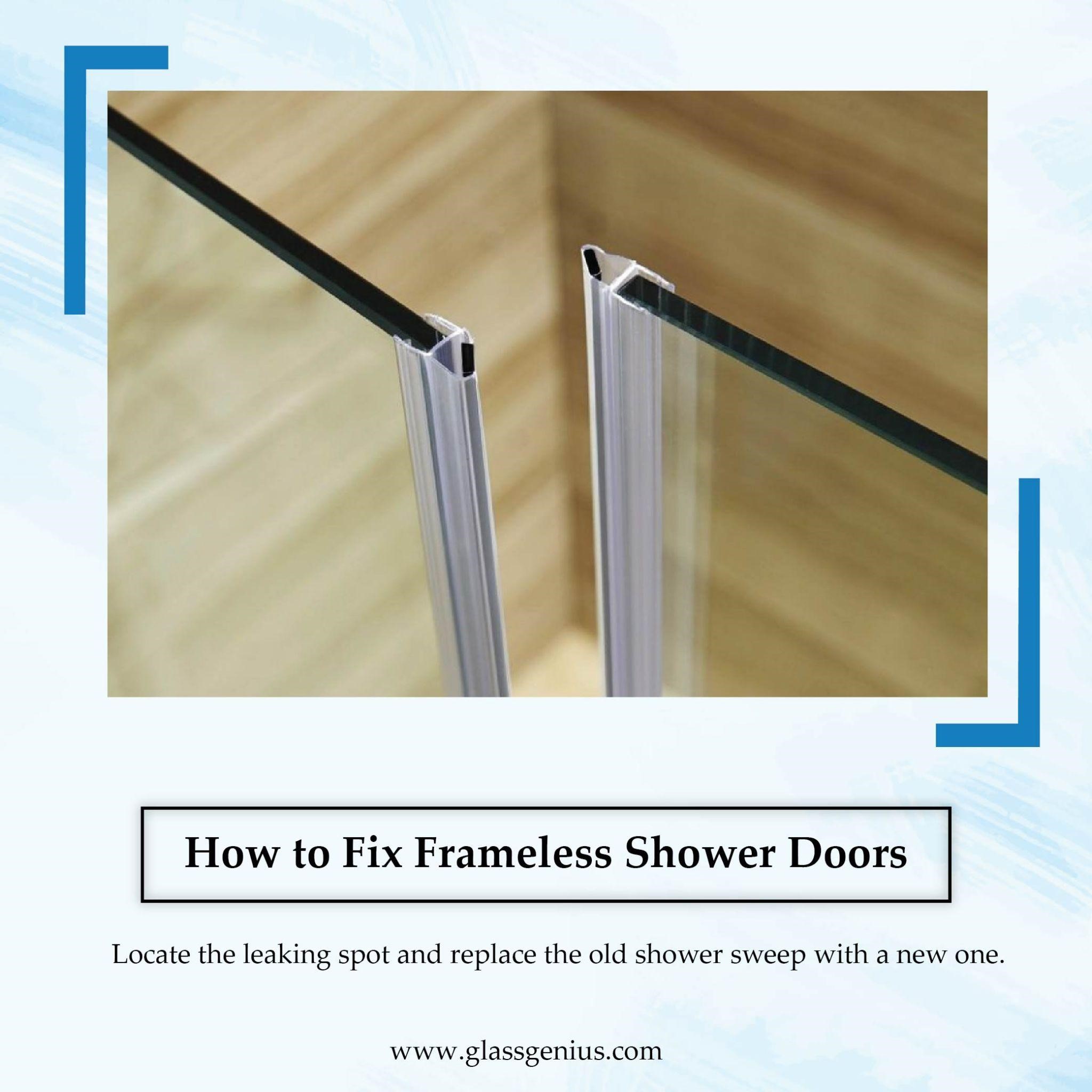 How to Fix a Leaking Glass Shower Door Shower Door Leaking