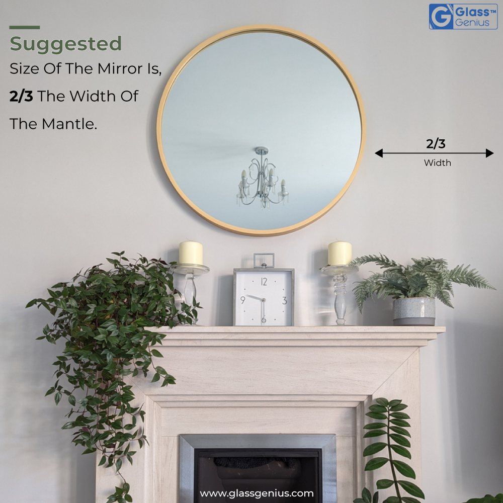 Round Fireplace Mirror: Best Thing To Have Above the Mantle