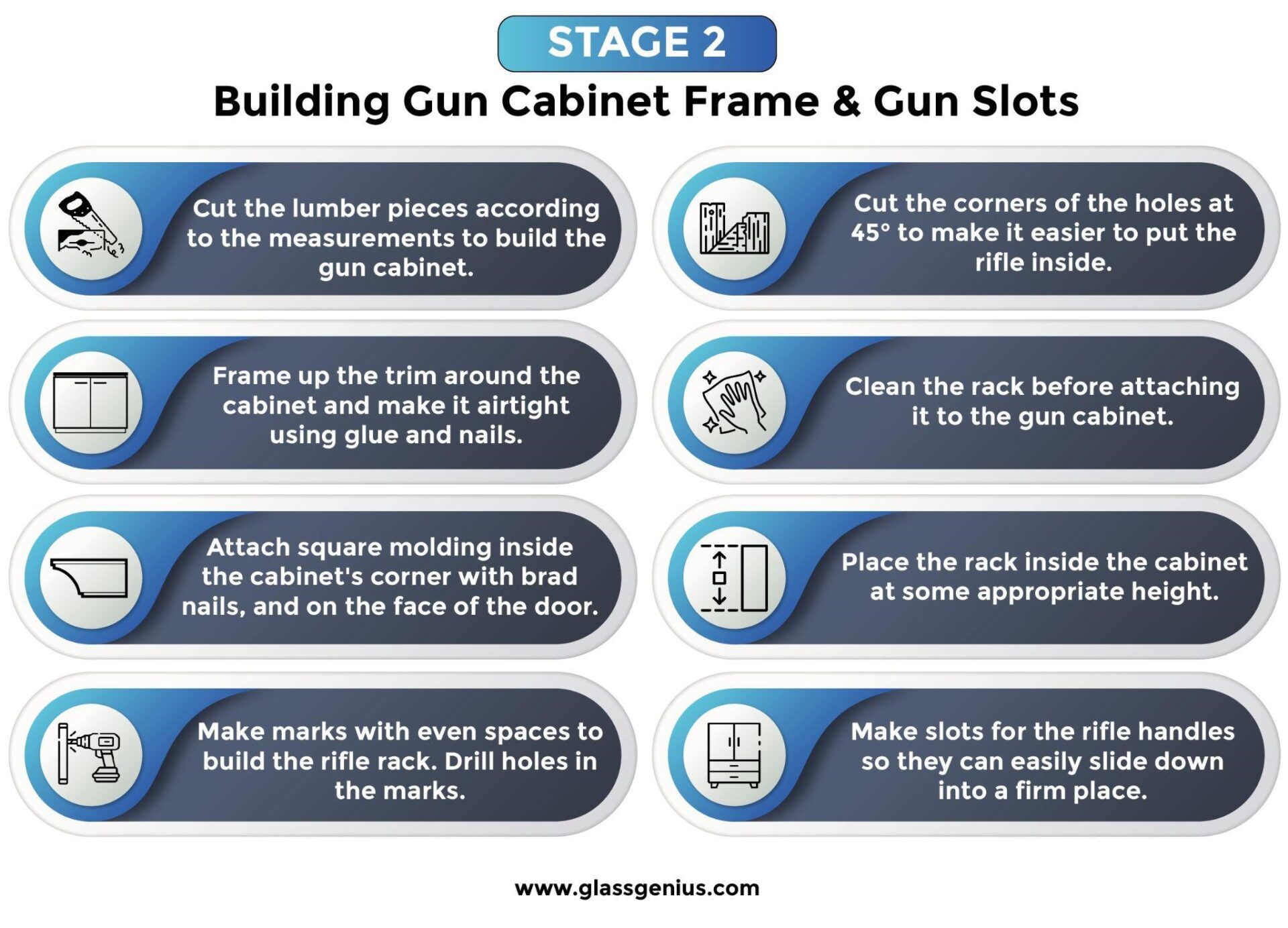 Gun reclaimed lumber custommade